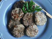 Crocchette melanzane sesamo