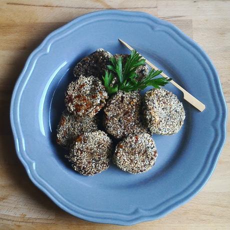 Crocchette di melanzane e sesamo