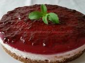 Cheesecake bicolore allo yogurt