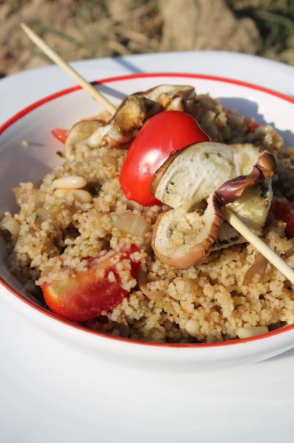 Cous Cous Vegan alle Melanzane con pesto Barilla e  #guardatustesso