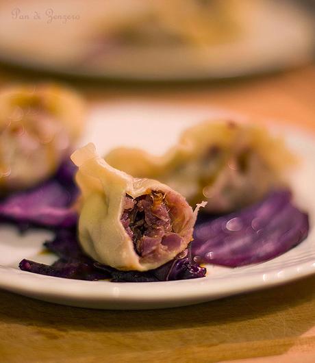 ravioli cinesi con verdure