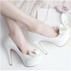 Arractive Bowknot Bridal Shoes
