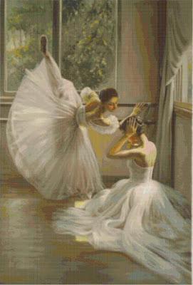 Schema a punto croce: Ballerina_6