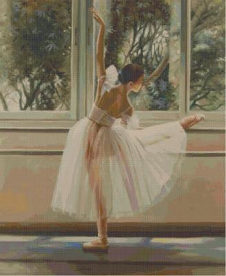 Schema a punto croce: Ballerina_5