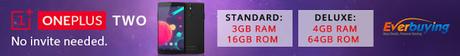OnePlus 2 è arrivato SENZA INVITO! Disponibile nelle due versioni (3 Gb e 4 Gb di Ram disponibili) su Everbuying