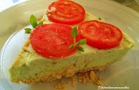 Cheesecake salata al pesto