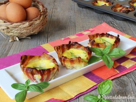 Frittatine nella pancetta