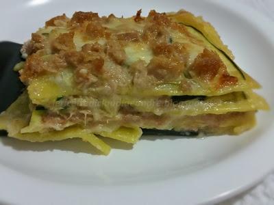 Lasagne alle zucchine e tonno