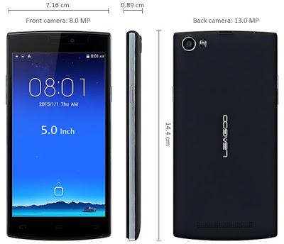 LEAGOO Lead 7 (13 Mpx fotocamera, 5 pollici, 4500 mAh, dual sim) a 85.99$