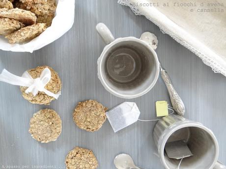 Healthy cooking. Biscotti ai fiocchi d'avena e cannella