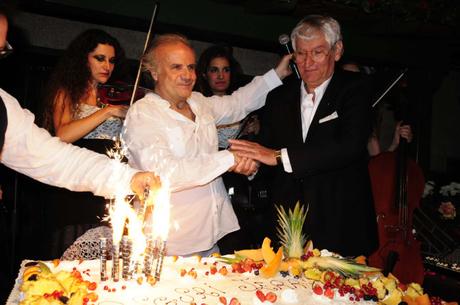 Jerry Cala festeggia il compleanno de La Capannina di Franceschi