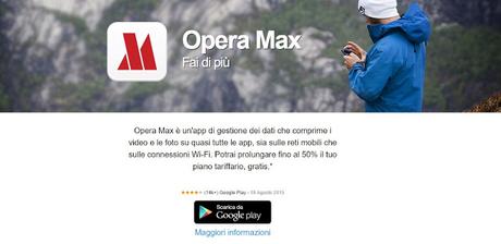 [Guida] Come risparmiare la connessione dati su Android con una sola app: Opera Max