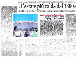 Nel Salento l'estate più calda dal 1800