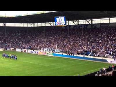 (VIDEO)Derby atmosphere in German 3rd division! FC Magdeburg - Hallescher FC Chemie 16.08.2015