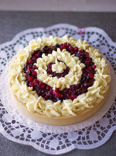 crostata limone e frutti di bosco