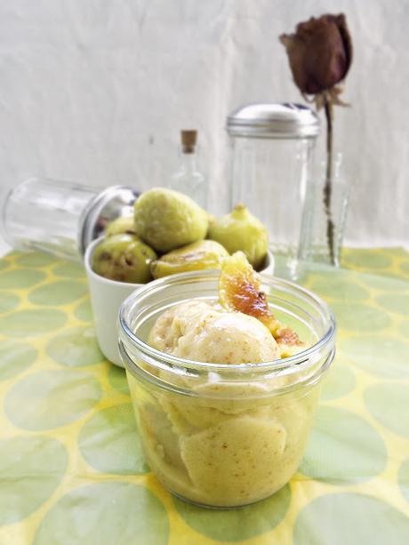 Gelato ai fichi e vaniglia e la ricetta della MIA torta della nonna!