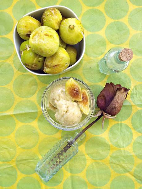 Gelato ai fichi e vaniglia e la ricetta della MIA torta della nonna!