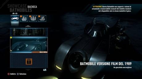 Batmobile e costumi Batmobile e costumi