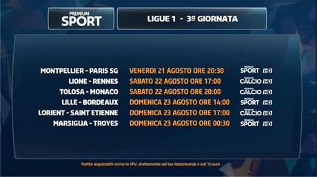 Calcio Estero Premium Mediaset - Programma e Telecronisti dal 21 al 23 Agosto