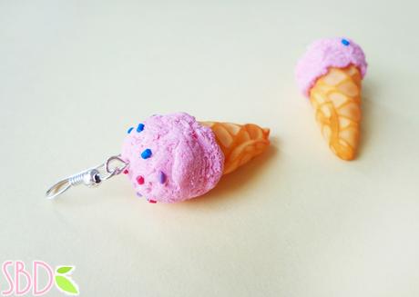 Miniatura Gelato in fimo - Fimo clay Icecream miniature