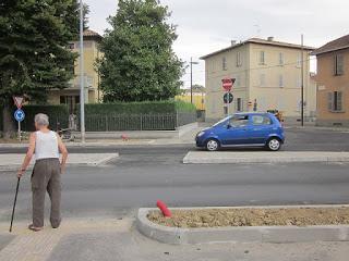 I dissuasori di traffico in via di completamento