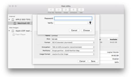 Proteggere file e cartelle con password su Mac