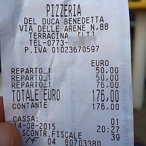 7 teglie di pizza euro 176: a qualcuno sembrano troppi