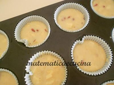 Muffins alle Mele e Bacche di Goji