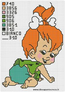 Cross stitch baby