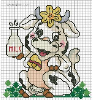 Cross stitch baby