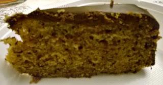 Papuan banana cake con glassa al cioccolato