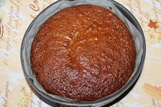 Papuan banana cake con glassa al cioccolato