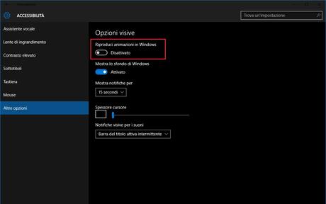 [Guida] Come disabilitare le animazioni sulla barra delle applicazioni e rendere il menu Start più veloce in [Windows 10]