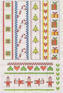Cross stitch pattern - Ricami per Natale