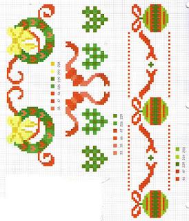 Cross stitch pattern - Ricami per Natale