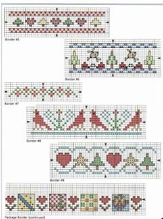 Cross stitch pattern - Ricami per Natale