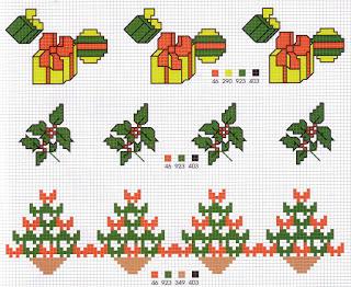 Cross stitch pattern - Ricami per Natale