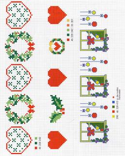 Cross stitch pattern - Ricami per Natale