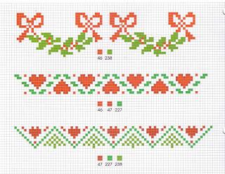 Cross stitch pattern - Ricami per Natale