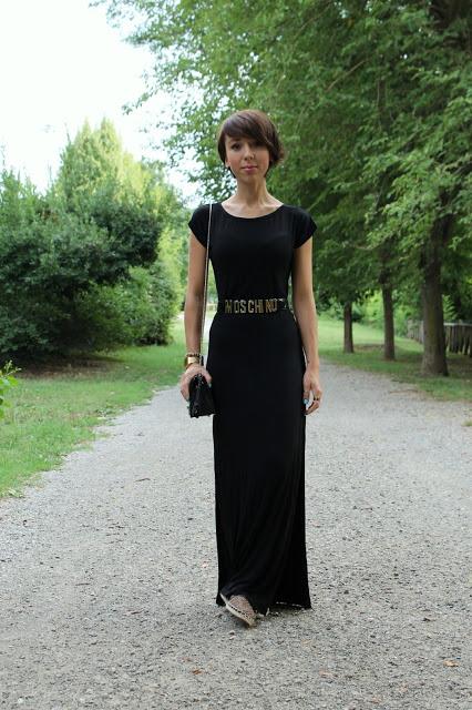 Black long dress