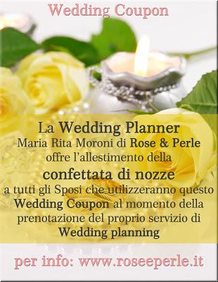 Rose e Perle Wedding planner vi offre la confettata di nozze