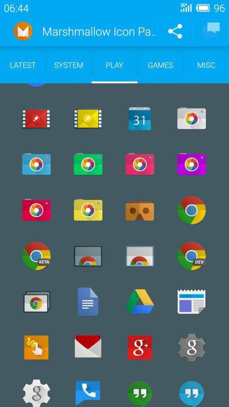 Icon Pack Marshmallow