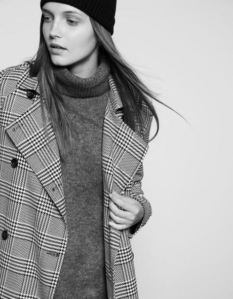 Bershka, fall winter 2015 - cappotto pied de poule