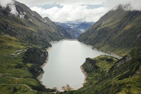 Wasserfallboden e Mooserboden, veduta dei laghi, Austria