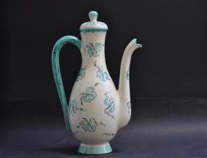 Caffettiera in maiolica