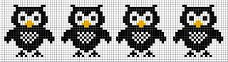 Cross stitch - raccolta di piccoli gufi colorati