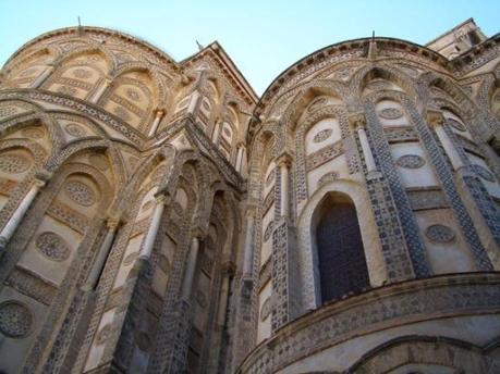 Facciata esterna dell'Abside della Cattedrale di Monreale