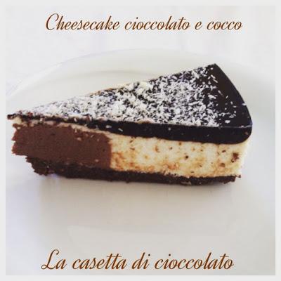Cheesecake ciocco-cocco cuor di nutella