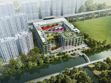 serie architects multiply oasis terrace polyclinic punggol singapore