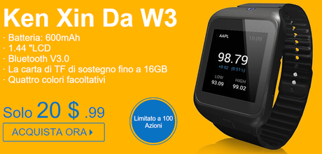 Offerte: 5 Smartwatch a partire da 16 euro su EverBuying